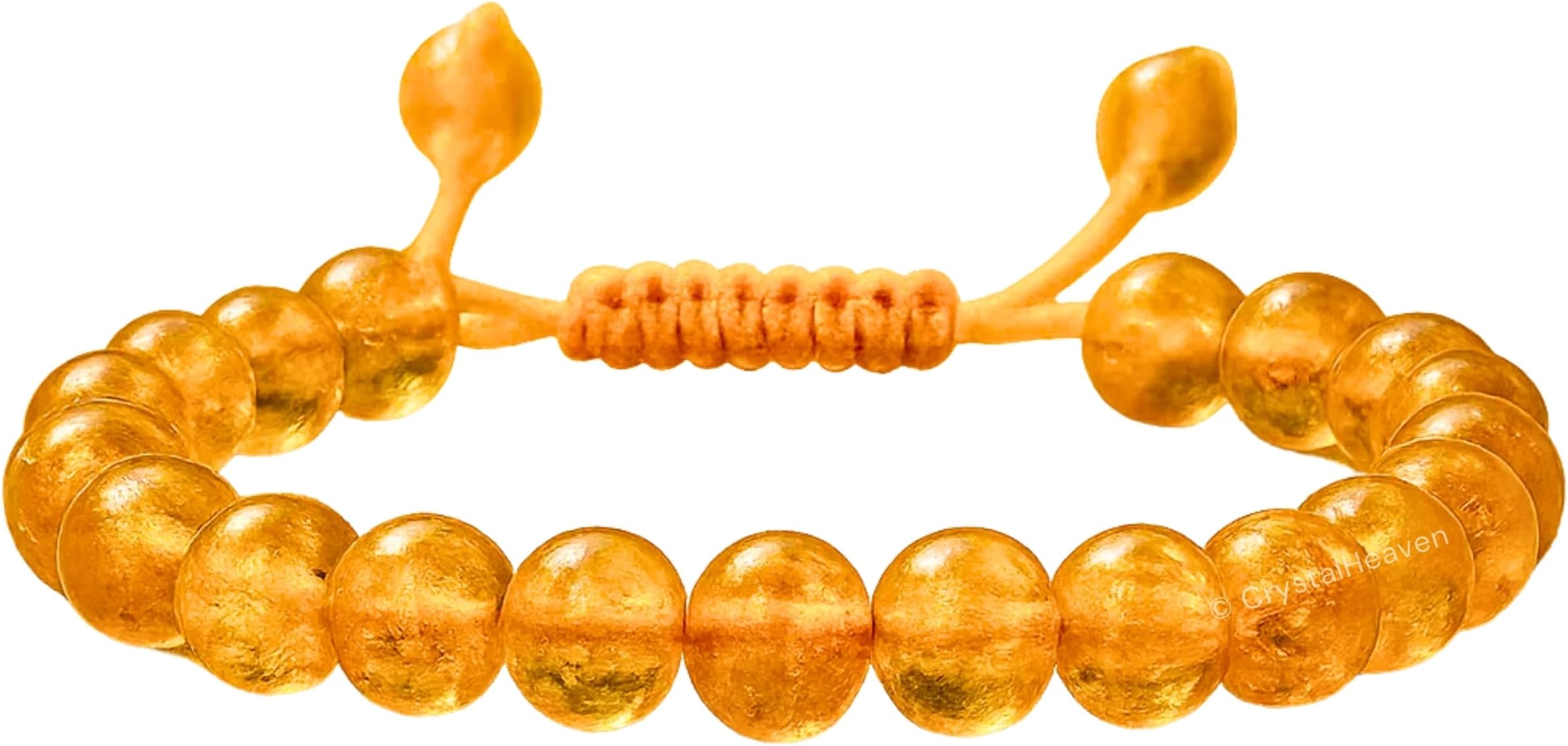 Crystal Heaven Certified Crystal Bracelet for Women Men with Healing Crystal and Reiki Stone - Original Authentic Gemstone Adjustable Beaded Bracelet for Money, Wealth Success & Positive Energy