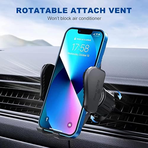 Miniatura 3 de Generic Soporte para teléfono de coche con ventosa y gancho de metal, compatible con todos los teléfonos inteligentes