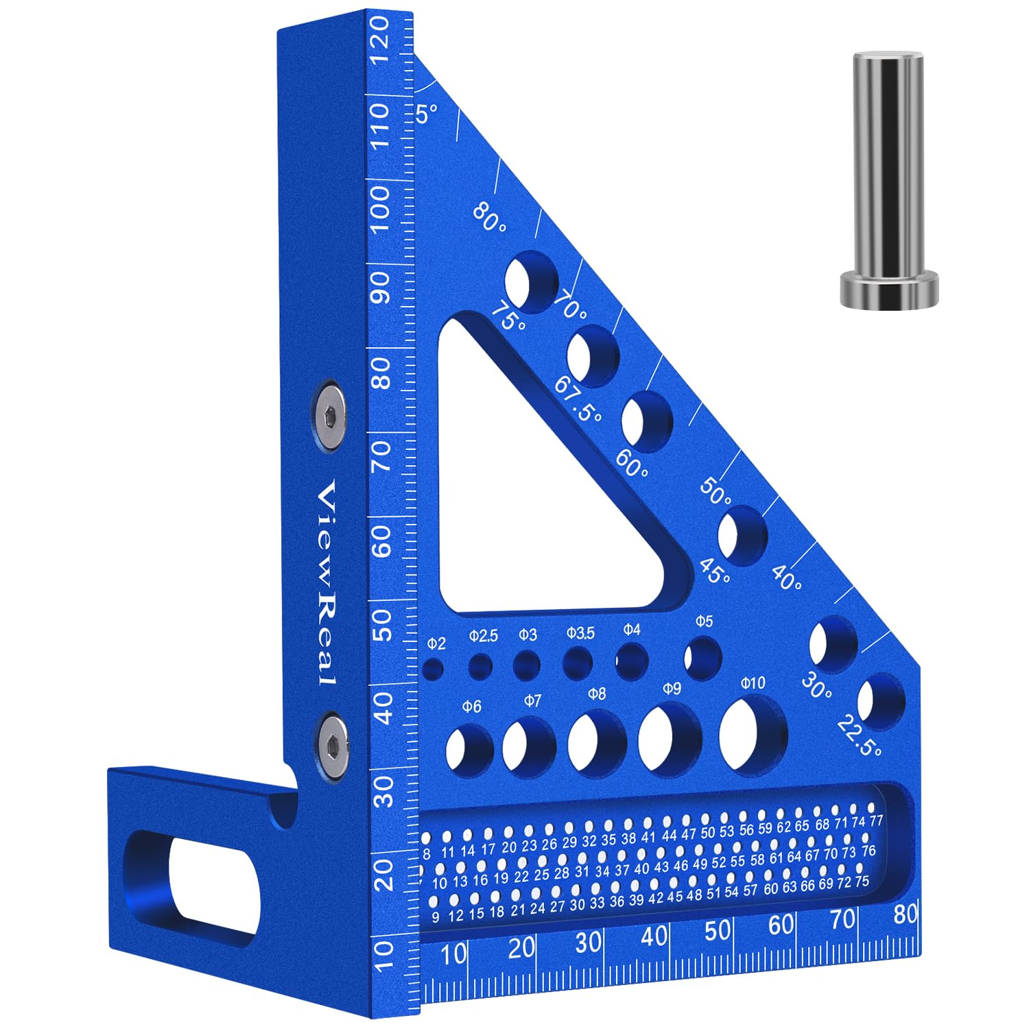 Aluminum Carpenter Square with 3D Multi-Angle Layout Measuring Ruler – Upgraded Pin Pivot Design for Secure Storage, Woodworking Squares Compact Woodworking Tool(Metric) Aluminum Carpenter Square with 3D Multi-Angle Layout Measuring Ruler – Upgraded Pin Pivot Design for Secure Storage, Woodworking Squares Compact Woodworking Tool(Metric)