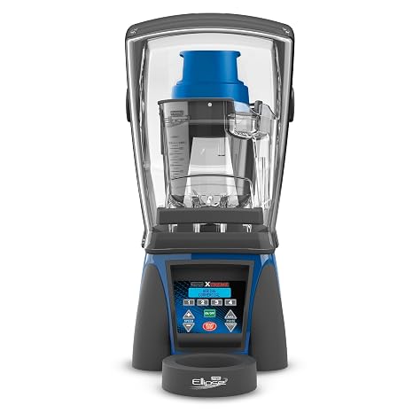 Waring Ellipse Blending System, Dual Motor for Acai & Smoothie Bowls | 3.5 HP Dual-Motor Dasher System, 32oz Copolyester Jar & Sound Enclosure, for Smoothie Shops & Cafes, NSF Certified