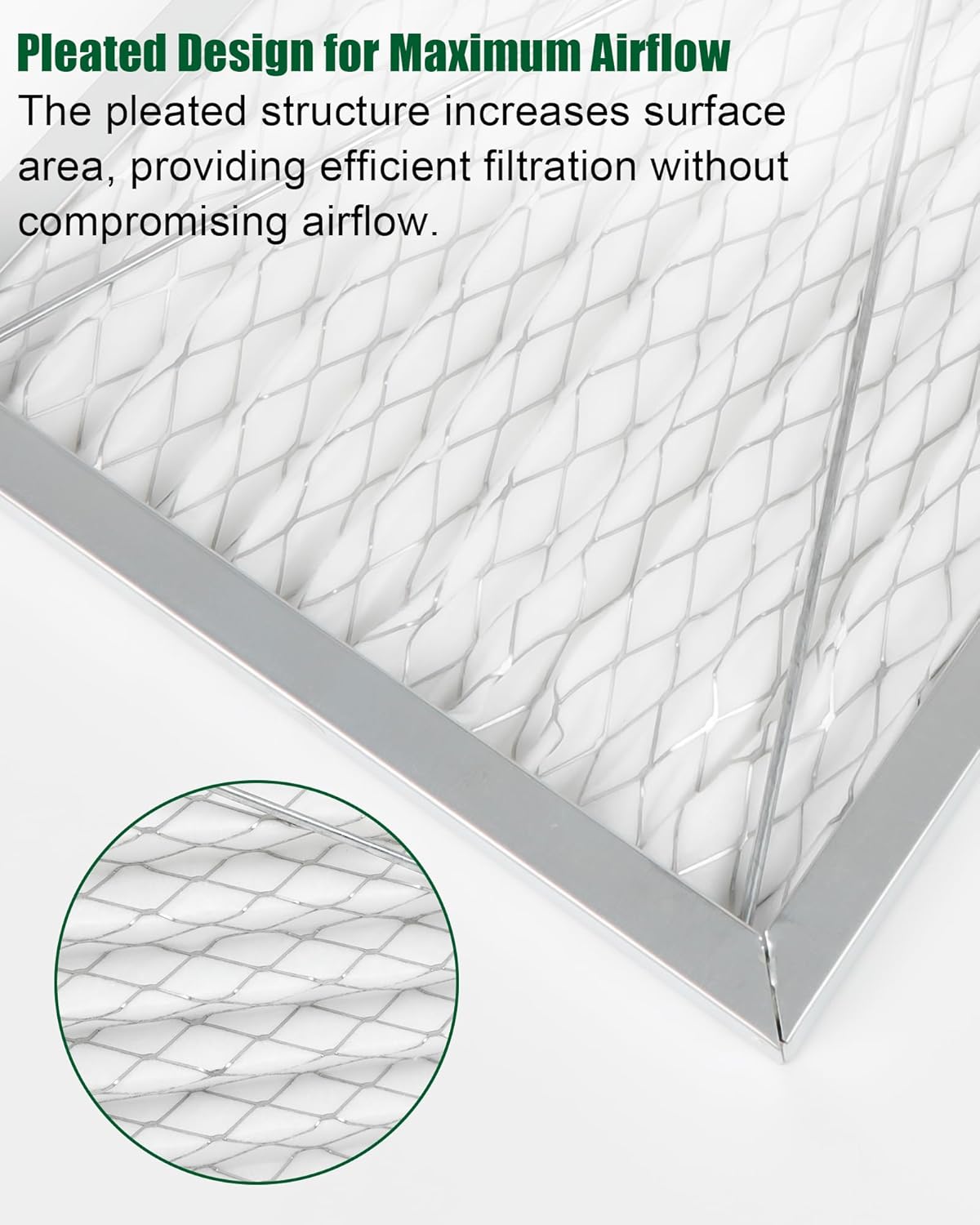 24x12x1 Electrostatic Outer Air Filter Compatible with JET AFS-1000B & AFS-1000C Filtration Systems, with Sealing Sponge Tape,2 Pack,708732
