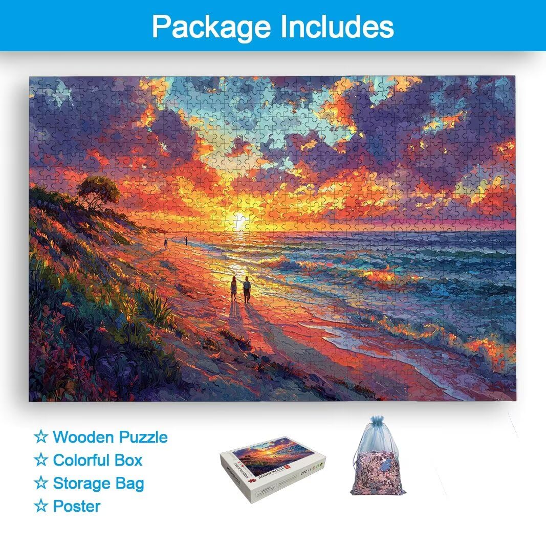 Puzzle 3000 Pièces Adultes, Puzzle 3000 Pieces Plage, Cadeau Femme -2844