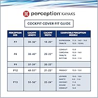 Vista 2 de Perception TrueFit - Funda para kayak para kayak sentado dentro de kayaks