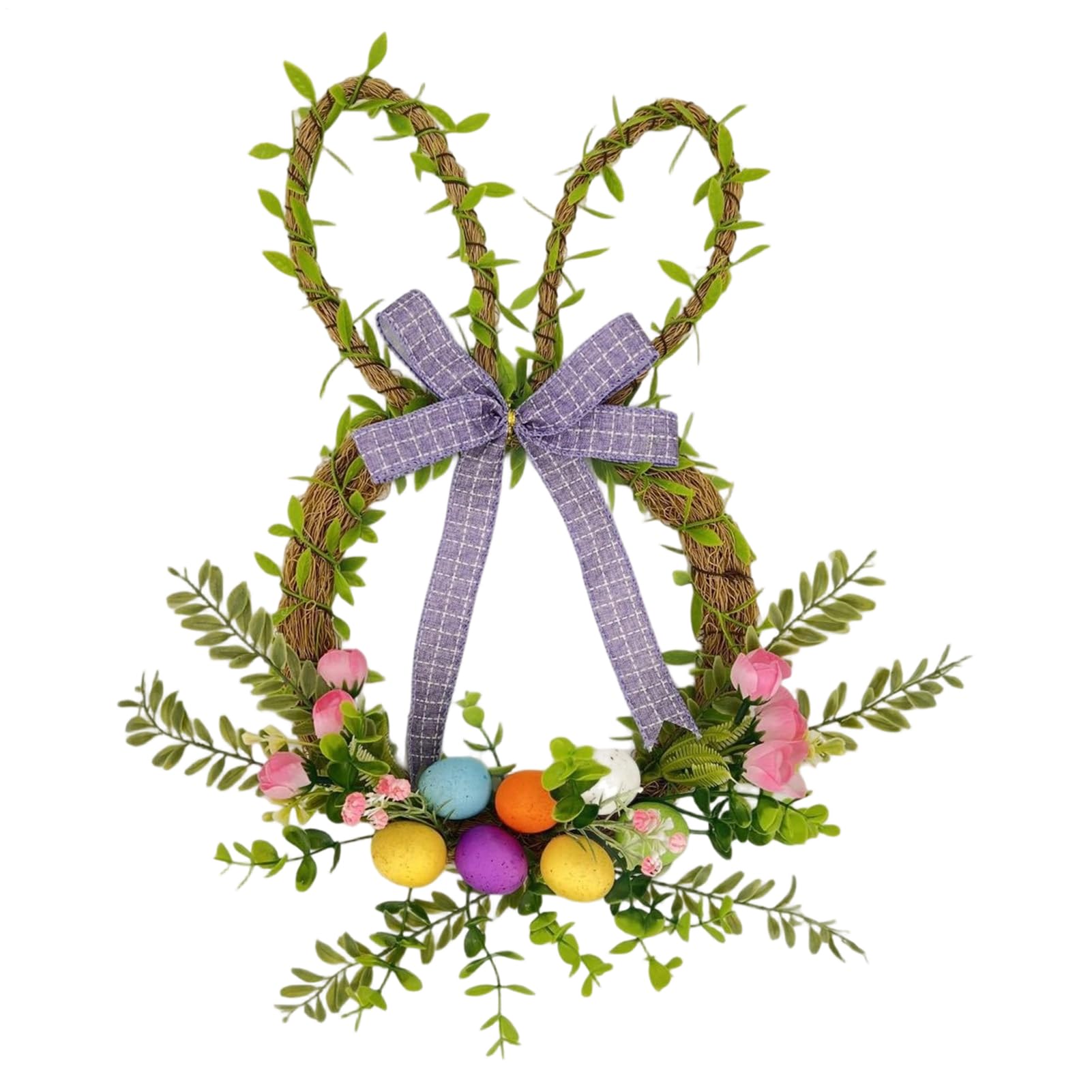 Couronne de Pâques lapin pour sublimer votre porche et accueillir le printemps