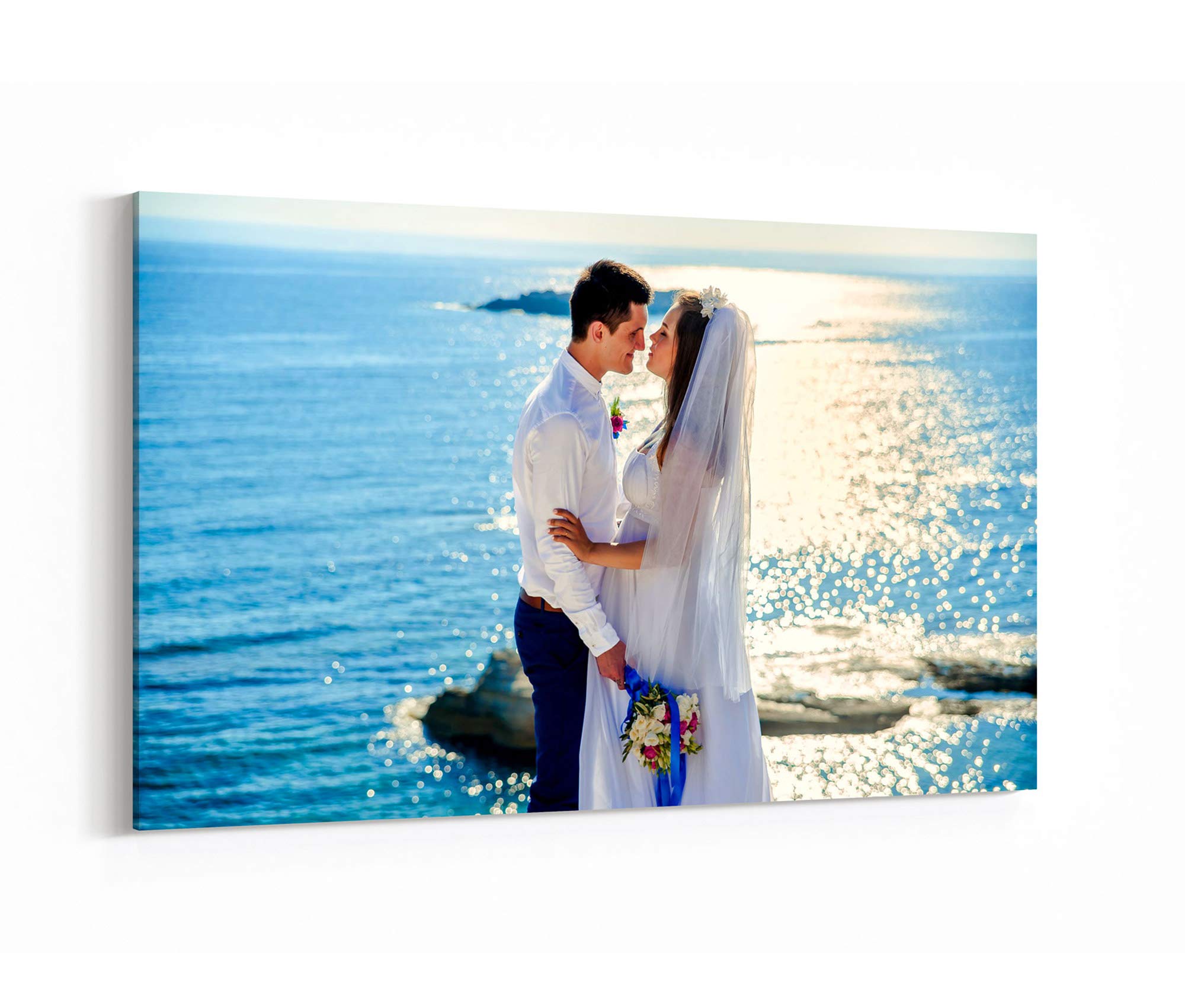 Personalized Custom Canvas Prints: Photo On Canvas (Framed Canvas, 18X24) Transform Your Photos into Stunning Framed Wall Art Digitally Printed Photo To Canvas Ideal for Home Decor