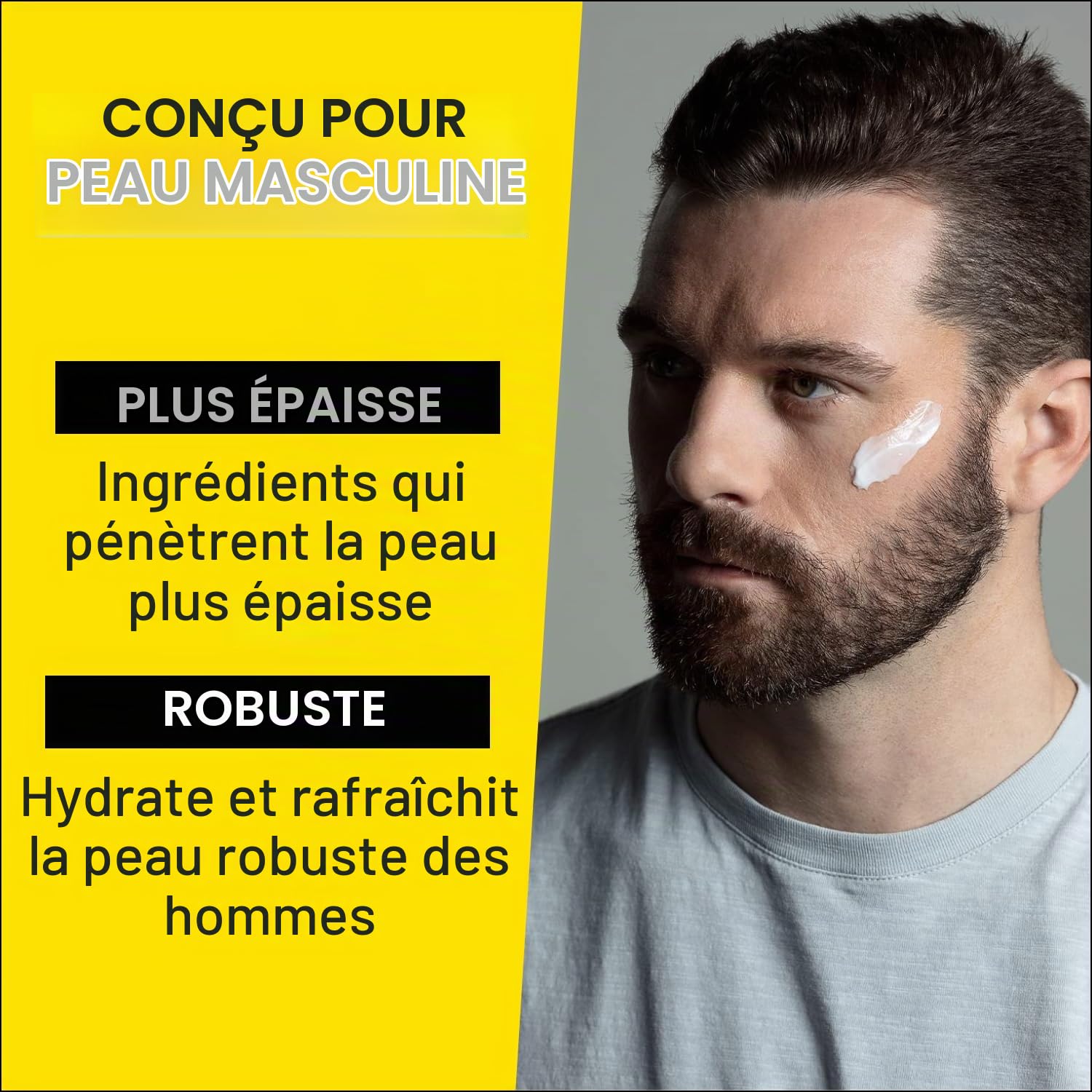 Lumin Le Coffret d'Entretien Classique - Soins de la peau pour homme - Kit 3 pièces pour nettoyer, hydrater et renouveler - Comprend un nettoyant au charbon, un gommage exfoliant, un baume hydratant