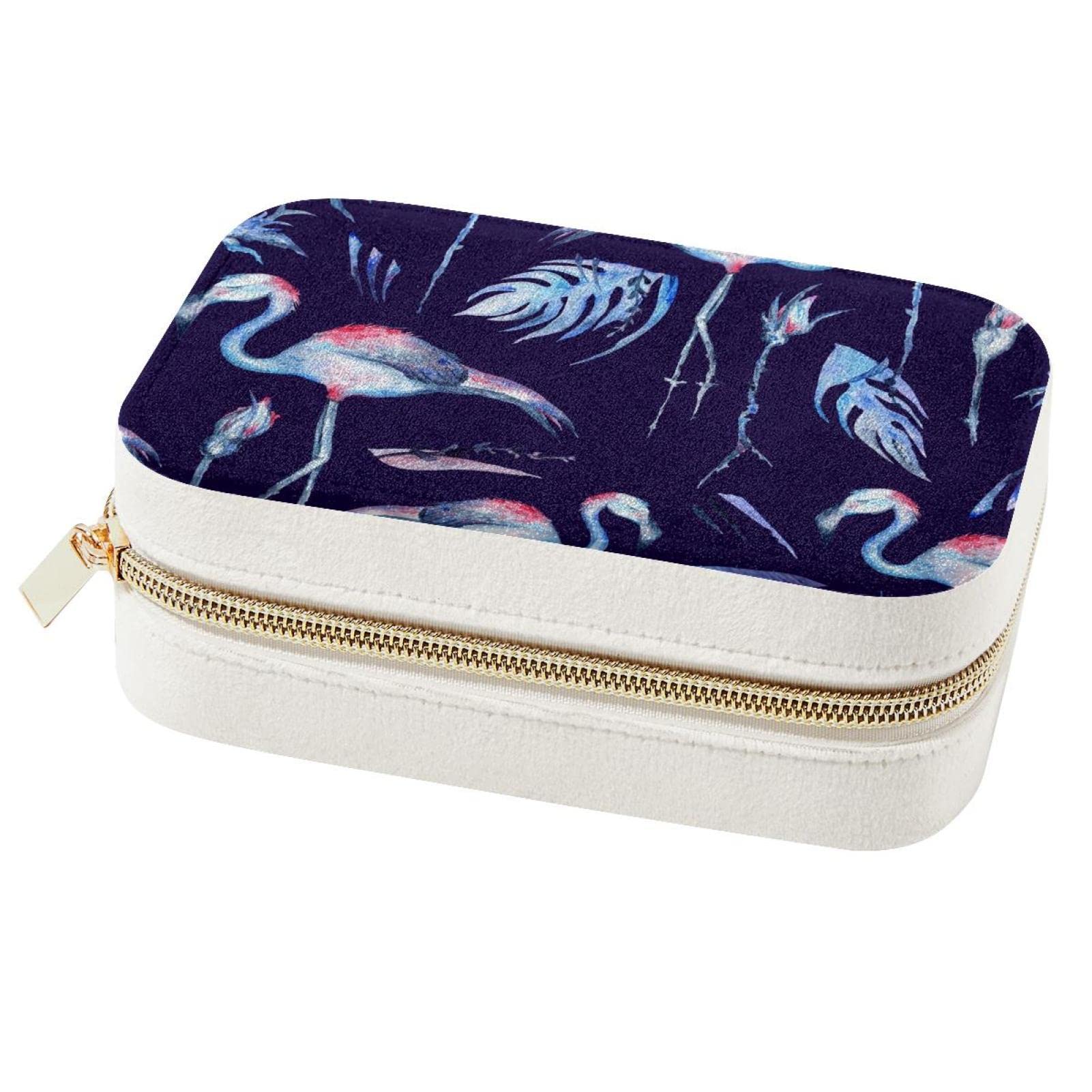 Boîte à bijoux de voyage portable originale pour boucles d'oreilles et bagues