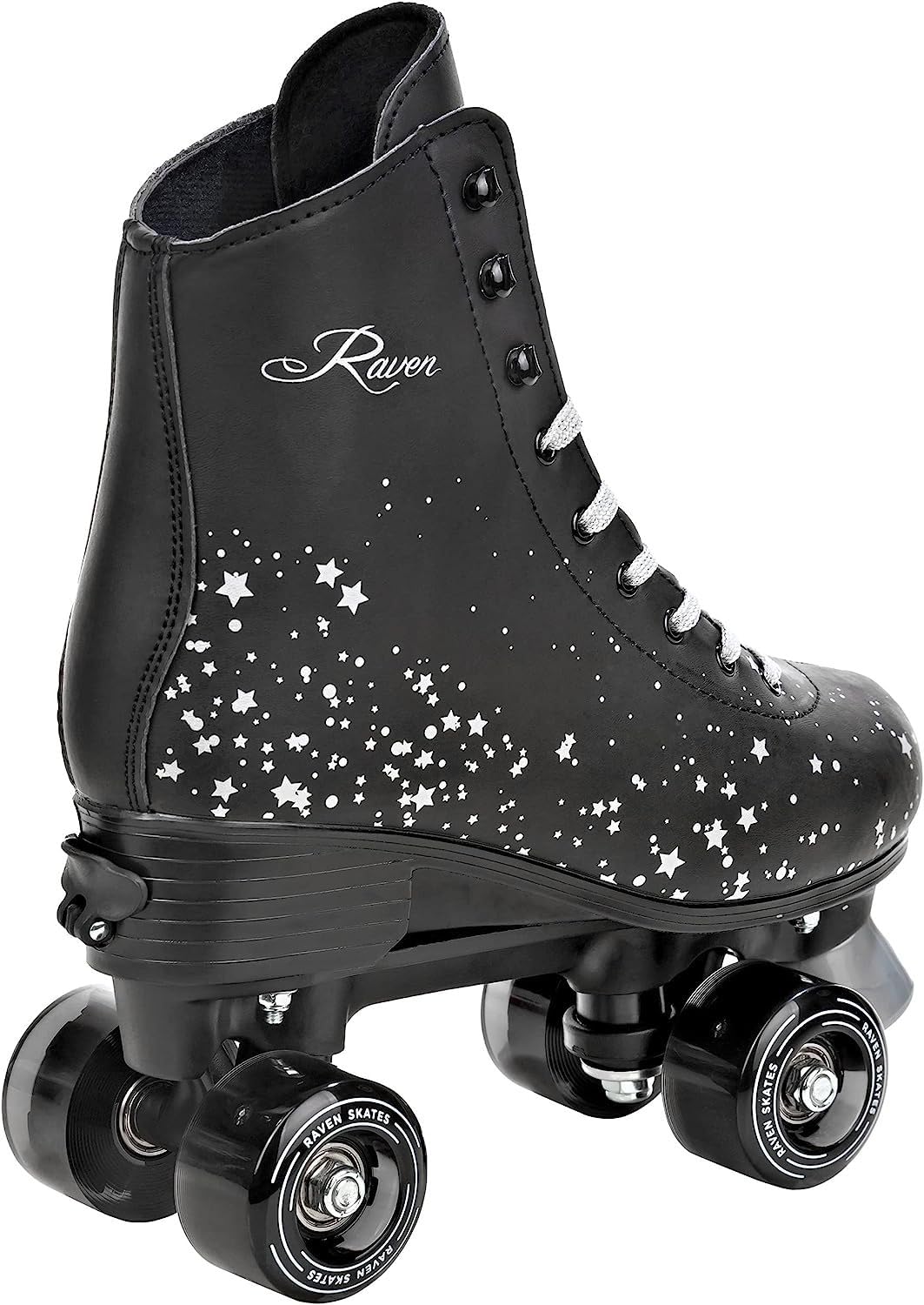 Patins a roulettes Noa du 31 au 34 Adulte Enfant Noir Mixte Taille Ajustable Femme Fille Roller Quad