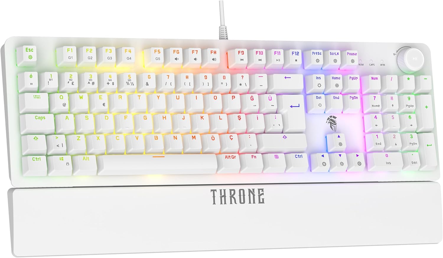 Throne Lumina K1 Chromatic ARGB Işıklandırma - Makro Yazı...