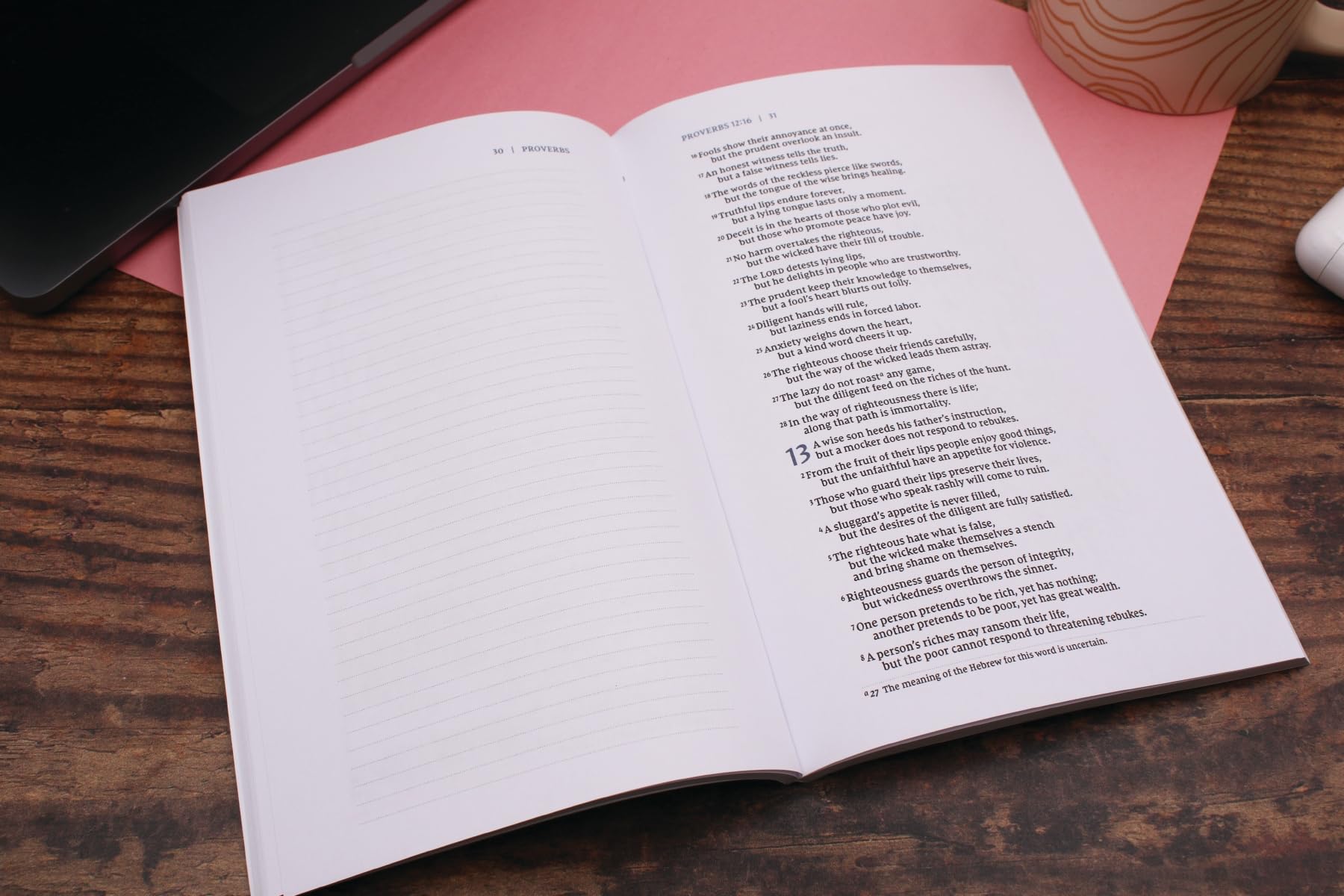 NIV, Beautiful Word Bible Journal, Proverbs, Paperback, Comfort Print - Image 5