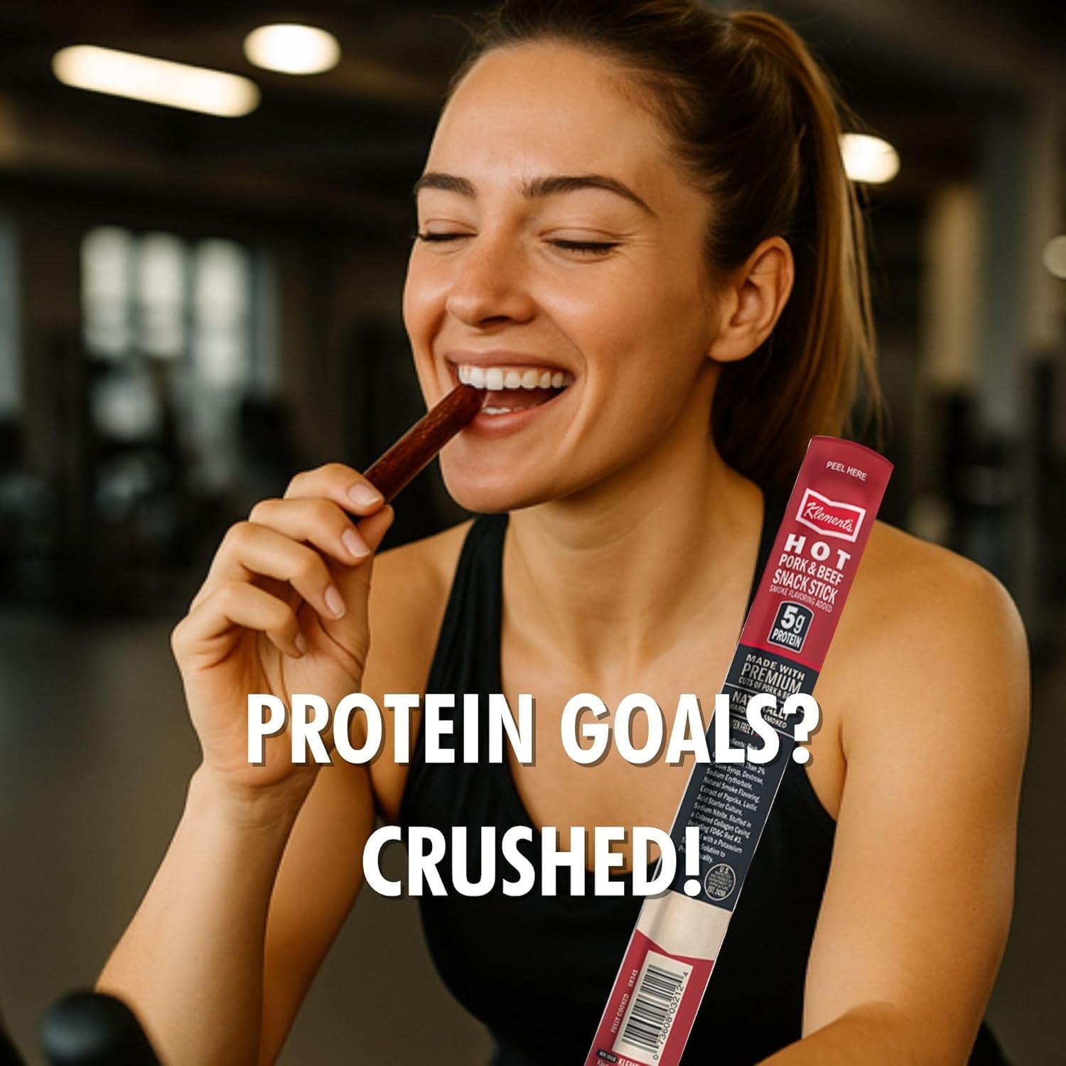 Jerky.com Hot Jerky Sticks - 26 Pack | Pork and Beef Jerky Sticks | High Protein, Keto Friendly, Low Carb, Gluten Free, No MSG | Individually Wrapped Jerky Gifts for Men