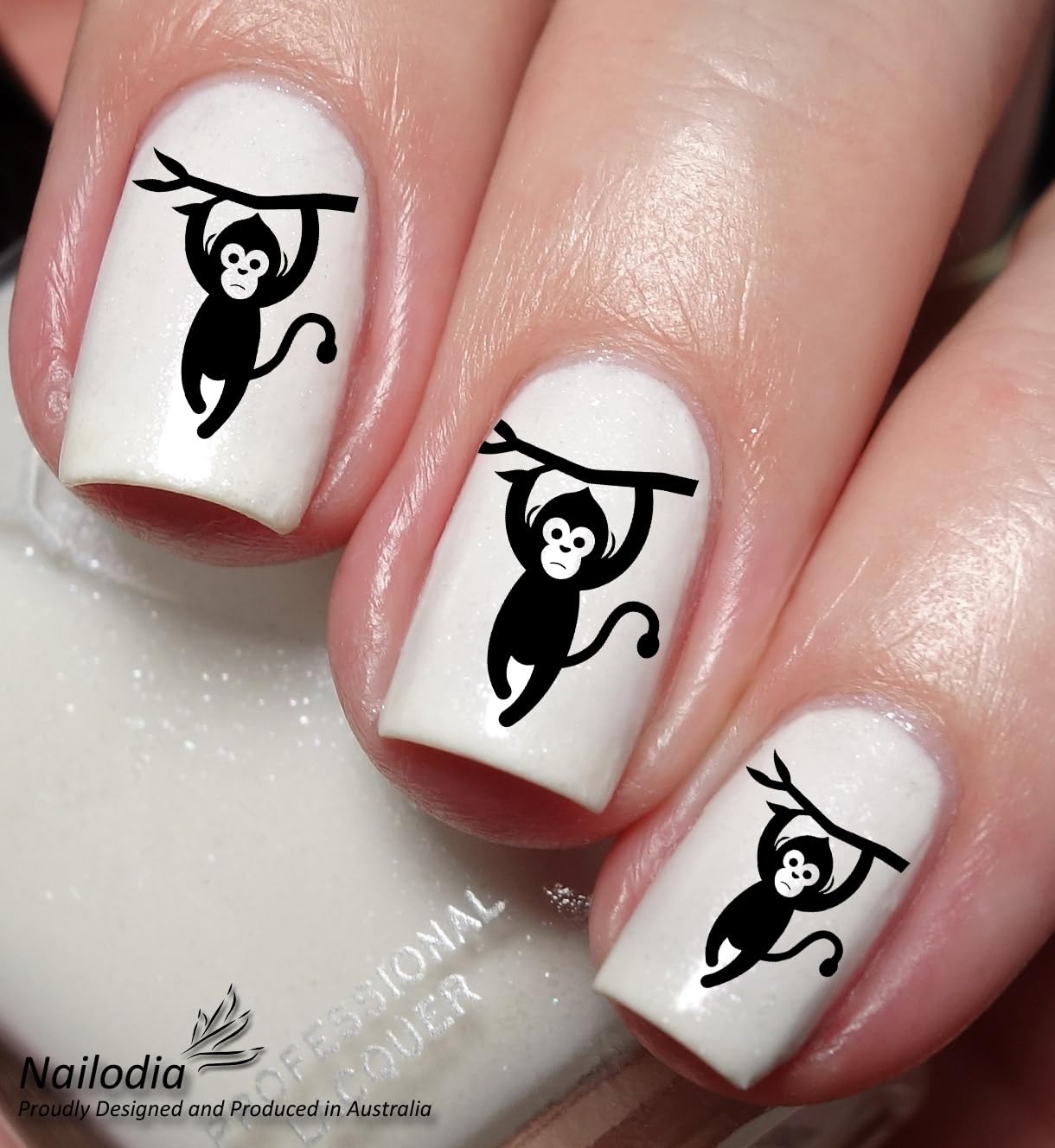 Amazon.com: Monkey Nail Art Decal Sticker : Beauty & Personal Care