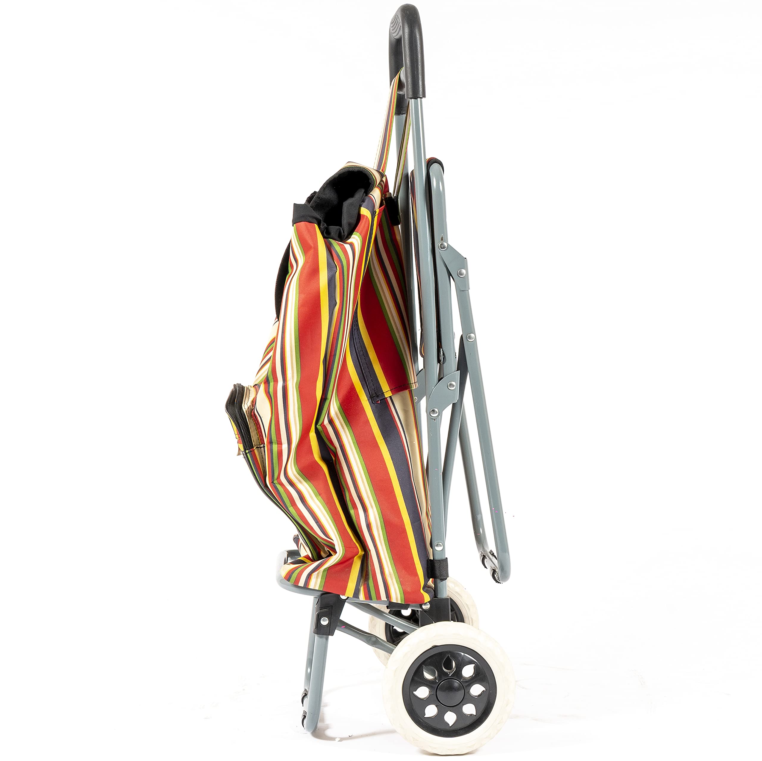2025 NEW Seated Shopping / Walker Trolley - Sky Blue BLACK EDITION - View #3