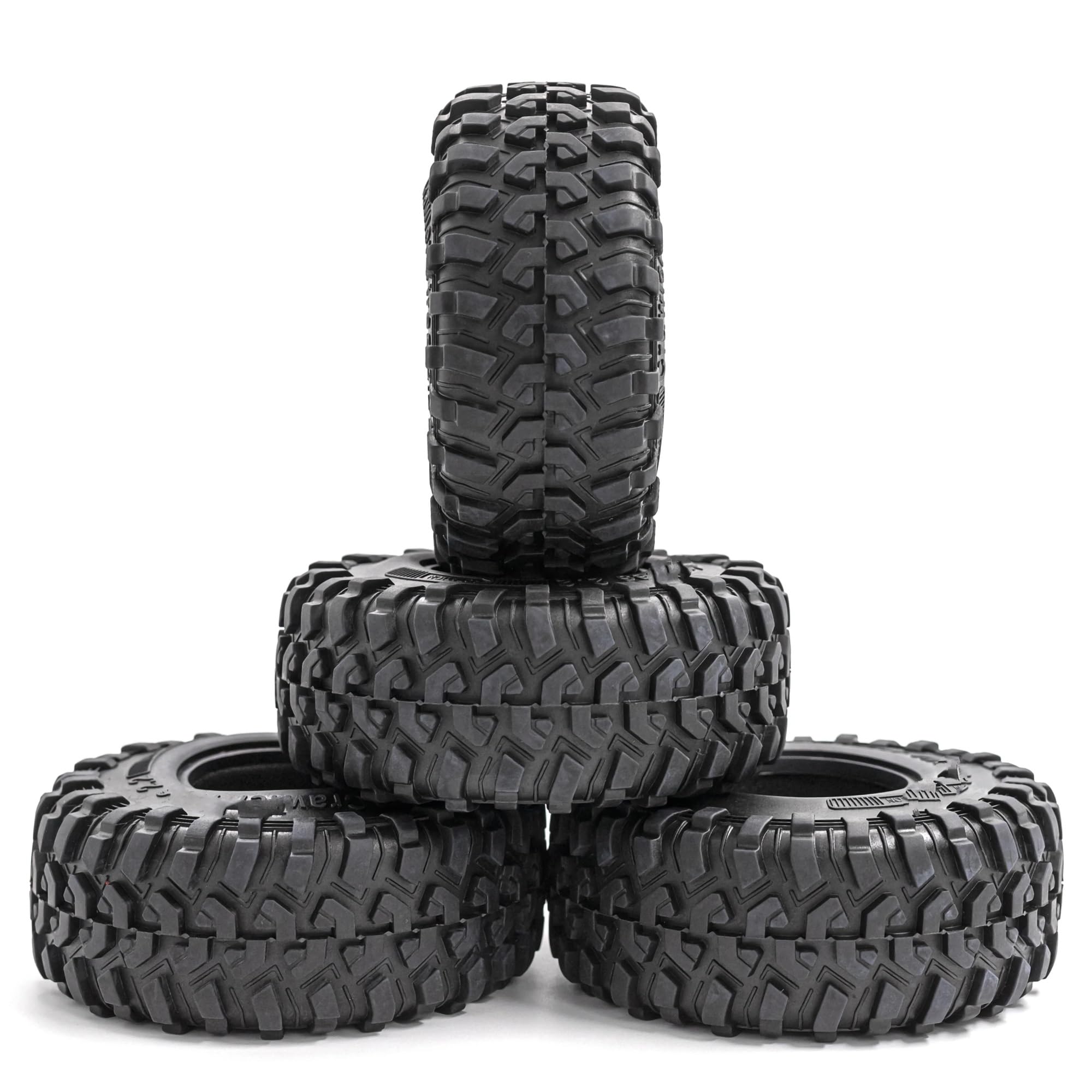 Per TRX4 Per SCX10 90046 90047 90048 RR10 130MM Universale 2. Pollici Fuoristrada Battistrada In Gomma 1/10 Arrampicata Veicolo Kit Pneumatici Parti RC Pezzi Ricambio Auto Rc