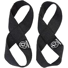 Strength Shop Originals Figure of 8 Lifting Straps All Black