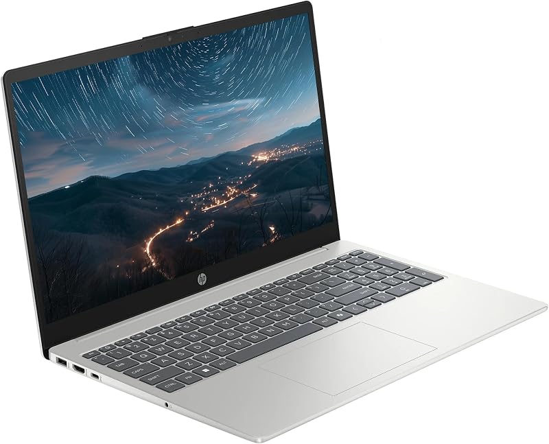 HP 15.6" FHD Touch Laptop Computer, 10-Core Intel Core i7-1355U (Up to 5Ghz), 16GB RAM 1TB Storage (512GB SSD+512GB Docking Station Set), Windows 11, Numeric Keypad, SageNova Earphones, Silver image 3