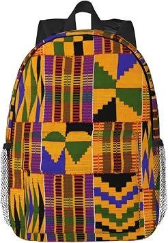 African Tribes Laptop Backpack African Art Backpack Bag With Adjustable Shoulder Straps