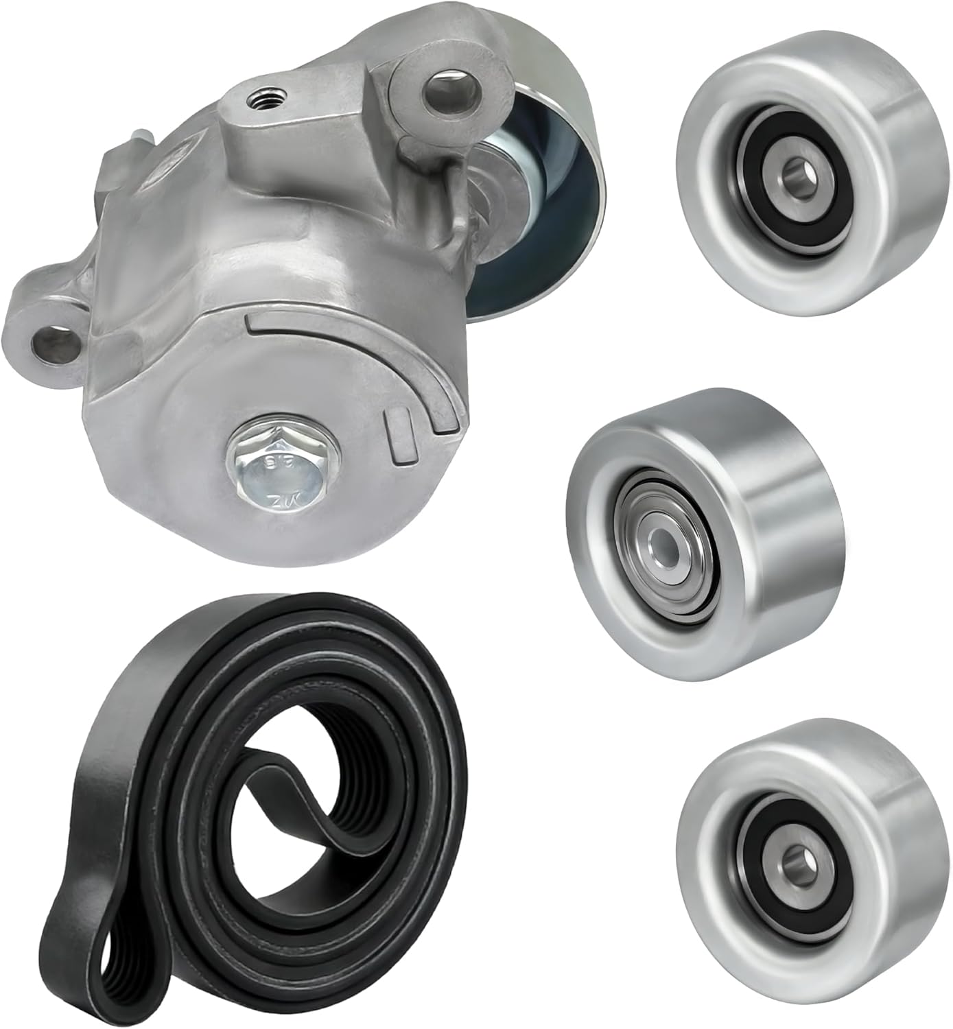 7PK2120 Dirve Belt Tensioner Fit for Toyota Tacoma 3.5L V6 2016-2023 Serpentine Belt Drive Tensioner Kit with Idler Pulley Replace 39424 166200P010 1662031090 90K39424