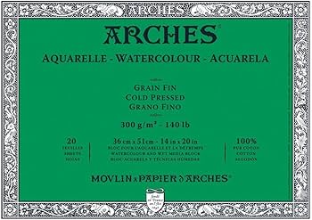 Amazon.co.jp: マルマン アルシュ 水彩紙 ブロック 36×51 300g 細目