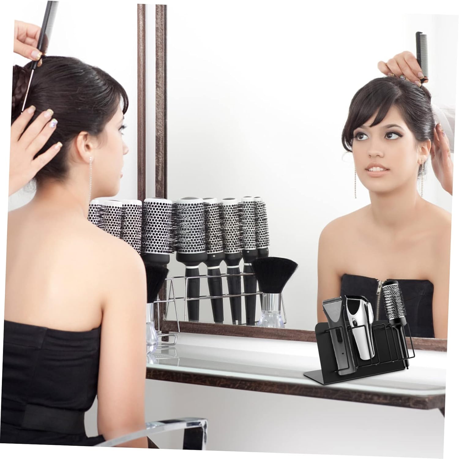 Hair Trimmer Storage Rack Wall Hair Tool Organizer Electric Clipper Holder