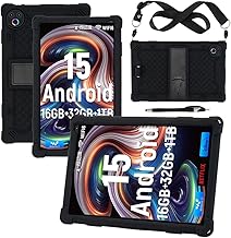 [NSFN] For HiGrace HGCKB1004 Case, HiGrace Android 15 10 Inch Tablet, Protective Case, Stand Function, Multi-Angle Compatible, Shoulder Strap, Portable, Shockproof, Fall Prevention, Thin, Standable