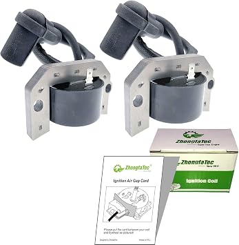 ZhongfaTec-132V 2 PACK 21171-7034 Ignition Coil Fits Engine FH381V FH430V FH480V FH541V replace 21171-7001 21171-7007 21171-7006 21171-7013 for #AM133525#MIA11064 FH491V LX188 LX277 John Deere X300