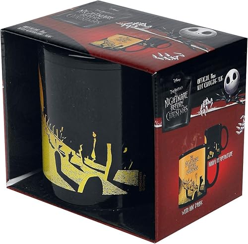 Miniatura 5 de AFSCMG24622 - Taza oficial de cerámica para café y té, diseño de pesadilla antes de Navidad, 8.3 x 11.4 x 0.5 in