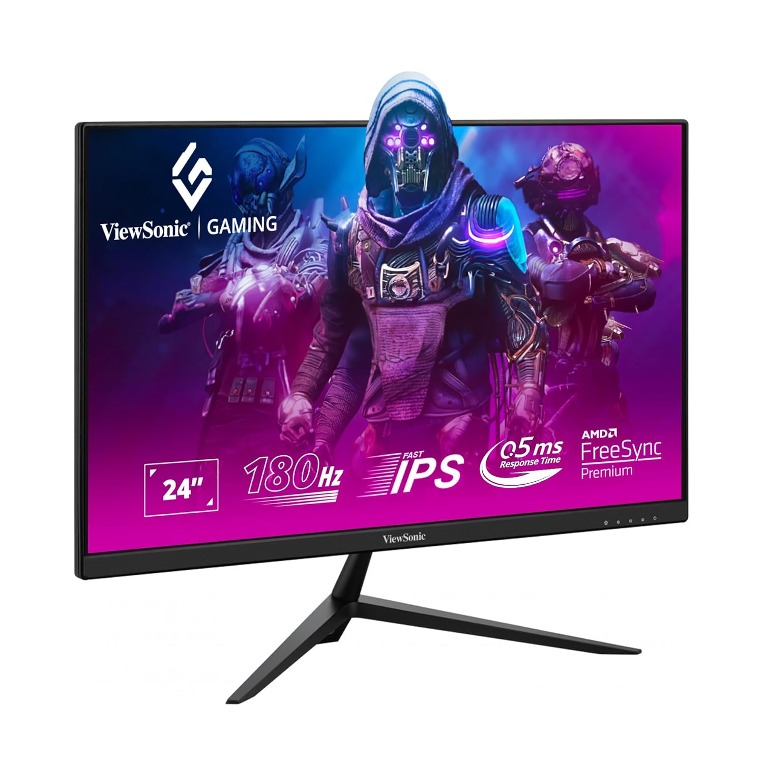 ViewSonic(Originated in USA) 60.96 Cm (24″)FHD IPS Monitor|Super clear IPS Panel |180 Hz|1Ms Response time| HDR10 | Dual Speaker |Eye-Care| HDMI| DP Port | Srgb104%| HDMI |Variable Refresh Rate|VX2428