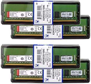 Kingston Memory Bundle with 64GB (4 x 16GB) DDR4 PC4-21300 2666MHz