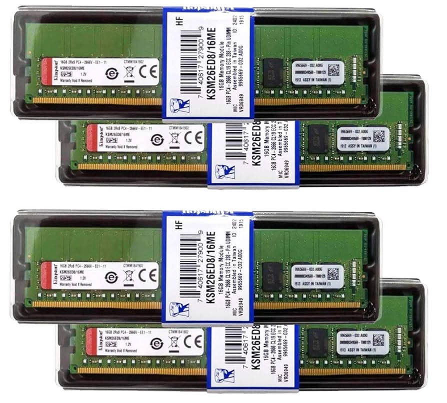 Kingston DDR4-2666 64GB (16GB × 4) Amazon.com: Kingston 16GB DDR4 2666MHz Module : Home & Kitchen