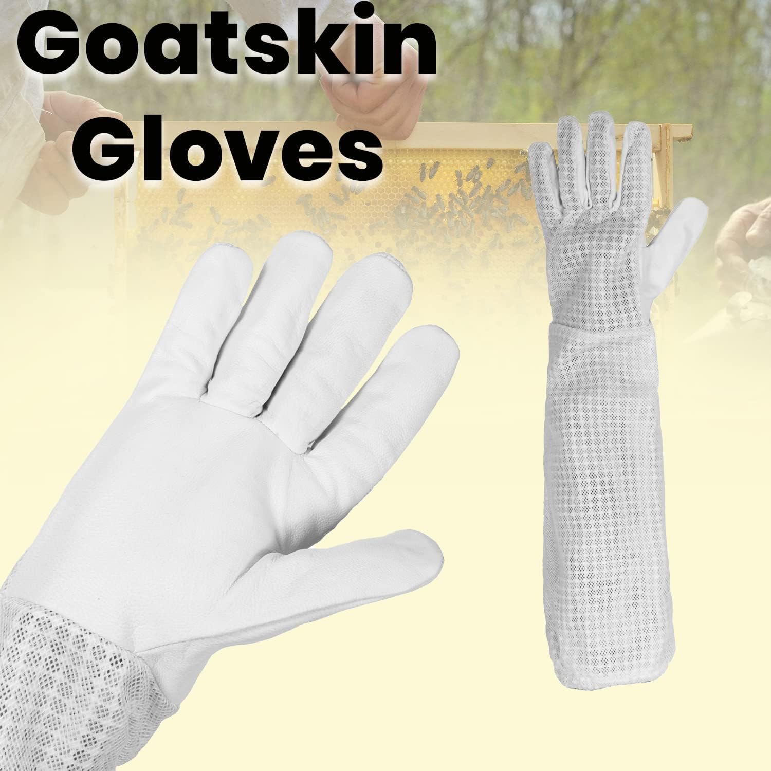 Premium Quality Ventilated Bee Suit for Men & Women with Round Veil, Ultra Protective Layers Beekeeping Suit.