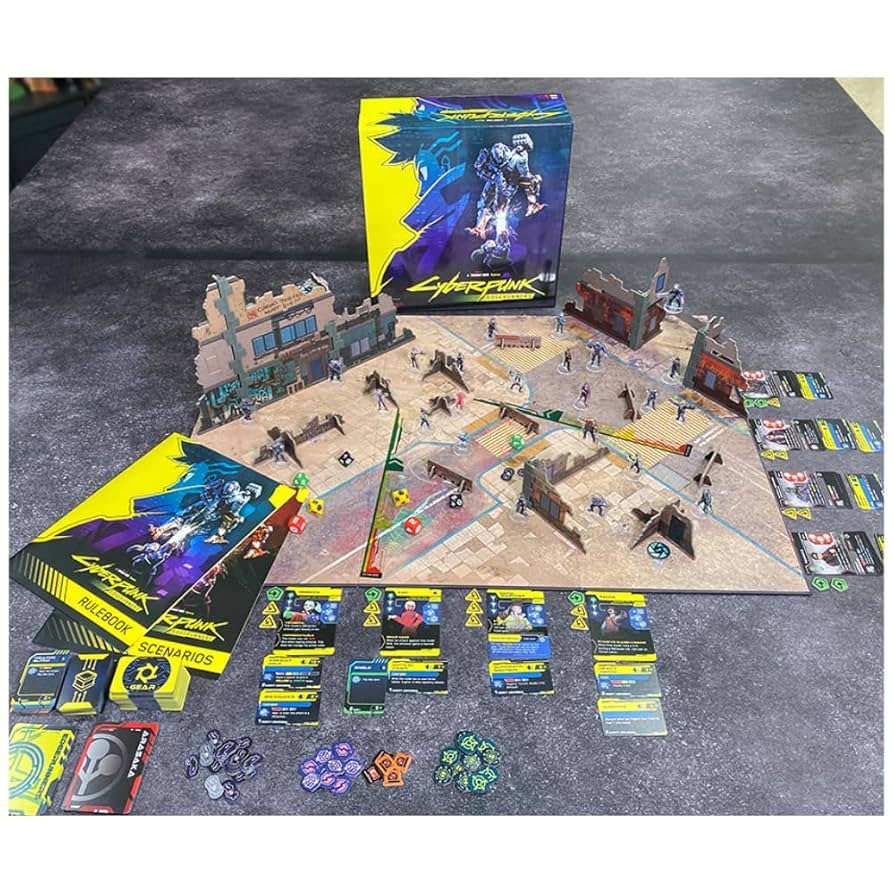 Monster Fight Club Combat Zone Board Game: Cyberpunk