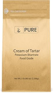 Pure Original Ingredients Cream of Tartar (5 lb) Pure & Natural, Baking & Cleaning, DIY Bath Bombs & More