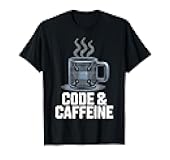 Code & Caffeine Circuit Board Coffee Mug Design T-Shirt