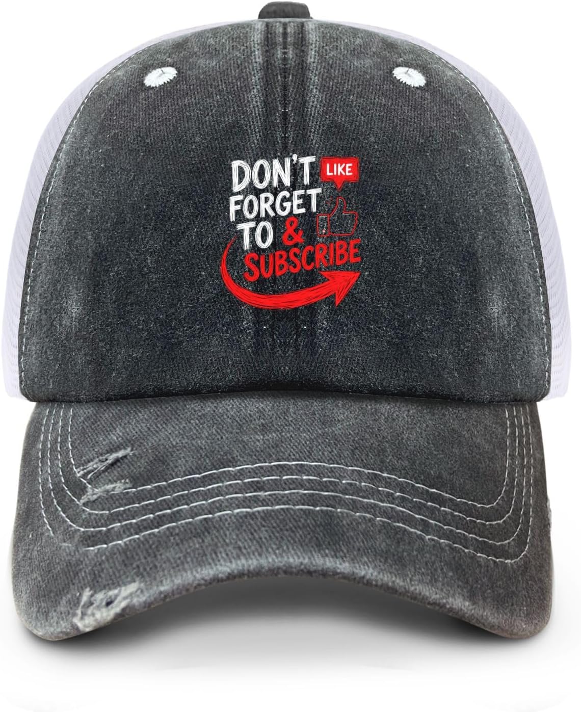 Dont Forget to Like and Subscribe Cool Hat for Men's Light Weight Boys Trucker Cap