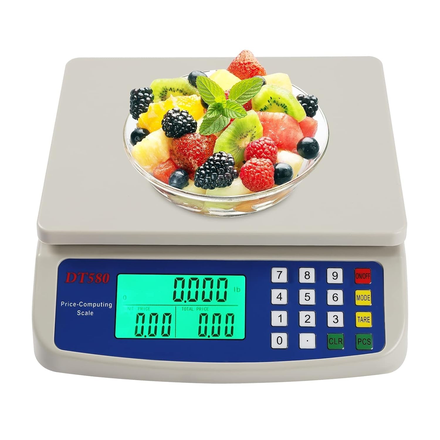 Cyfrowa Waga Kuchenna, Elektroniczna Waga Kuchenna 30 Kg | Z Wyświetlaczem LCD, Cyfrową Precyzją 1 G, Funkcjami Obliczania Tary/szt./ceny, Dla Domu, Piekarni I Restauracji