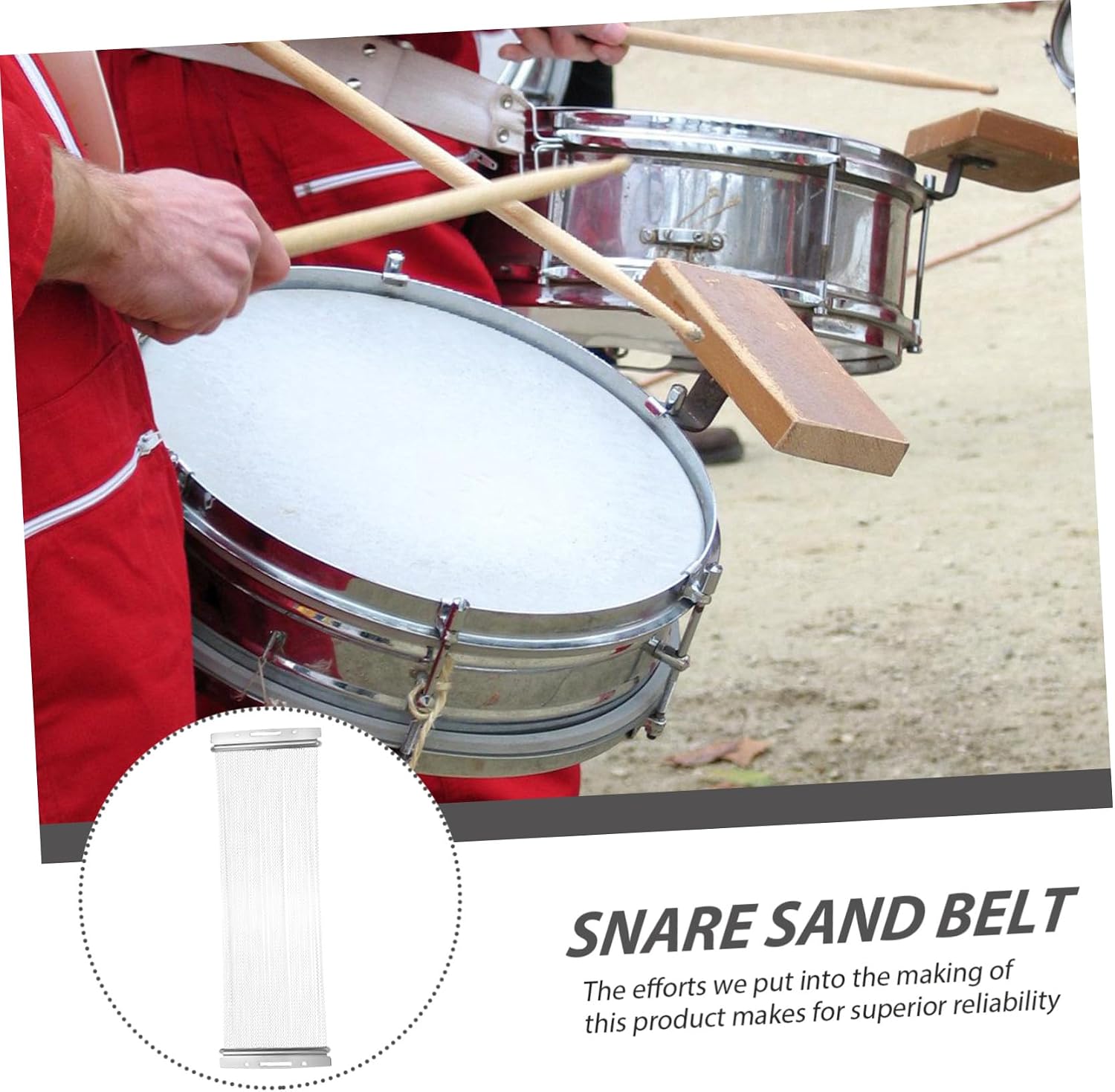 Abaodam Pcs Stainless Steel Snare Drum Wire Straps Steel Belt Drum Set Accessories