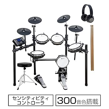 CEURA 電子ドラム ５ドラム3シンパル USB MIDI機能 イス付き945 電子ドラムセット 5ドラム3シンパル 専用マット付 CEULA