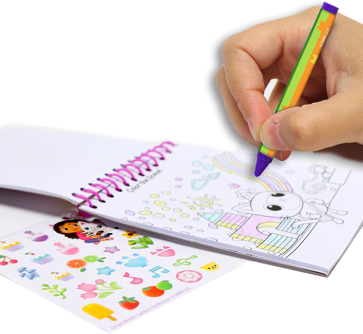 Tara Toys Gabby's Dollhouse 5-in-1 Creativity Tub Multi-Activity Art Kit for Kids with Coloring, Stamps, Stickers, and Fun Craft Materials Great Gift for Girls Ages 3+ image 5