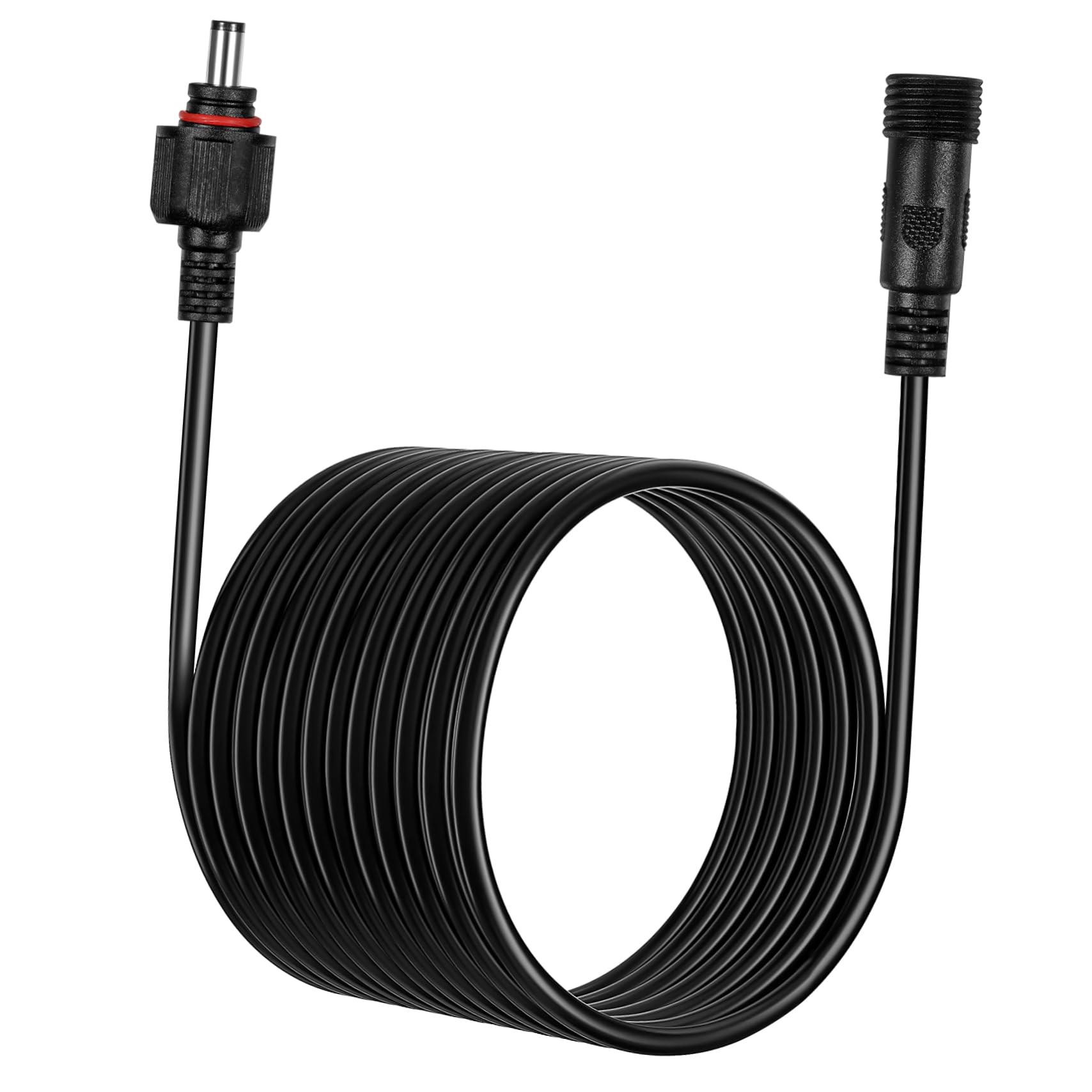 Generic Solar Pump Extension Lead 5 Meters Universal Dc Power Extension Cable for Cctv Solar Lamp and Water Pump Durable Extendable Power Plug Extension Wire for Outdoor Use