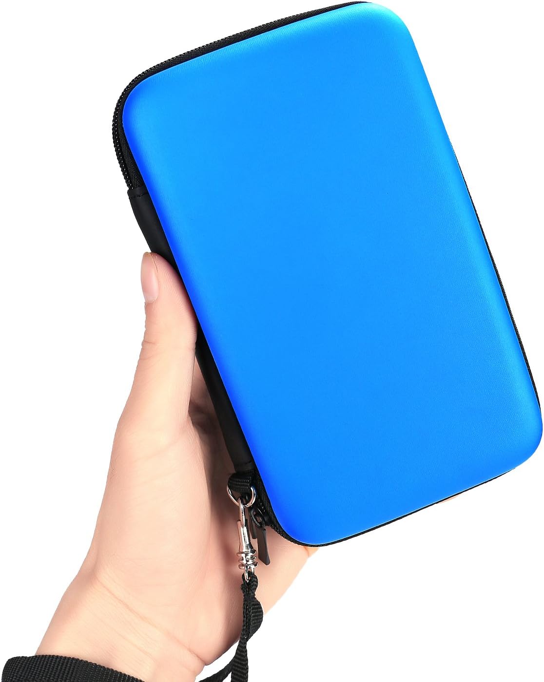 AKWOX Carrying Case Compatible with for Nintendo New 3DS XL,3DS XL, Hard Travel Protective Shell for Console& Game (Blue)