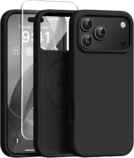 GONEZ for iPhone 18 Pro Case/iPhone 17 Pro Case, Black