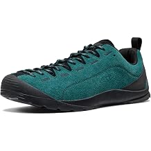 KEEN Men's Jasper Low Height Climbing Approach Style Sneakers, Mediterranea/Black, 11