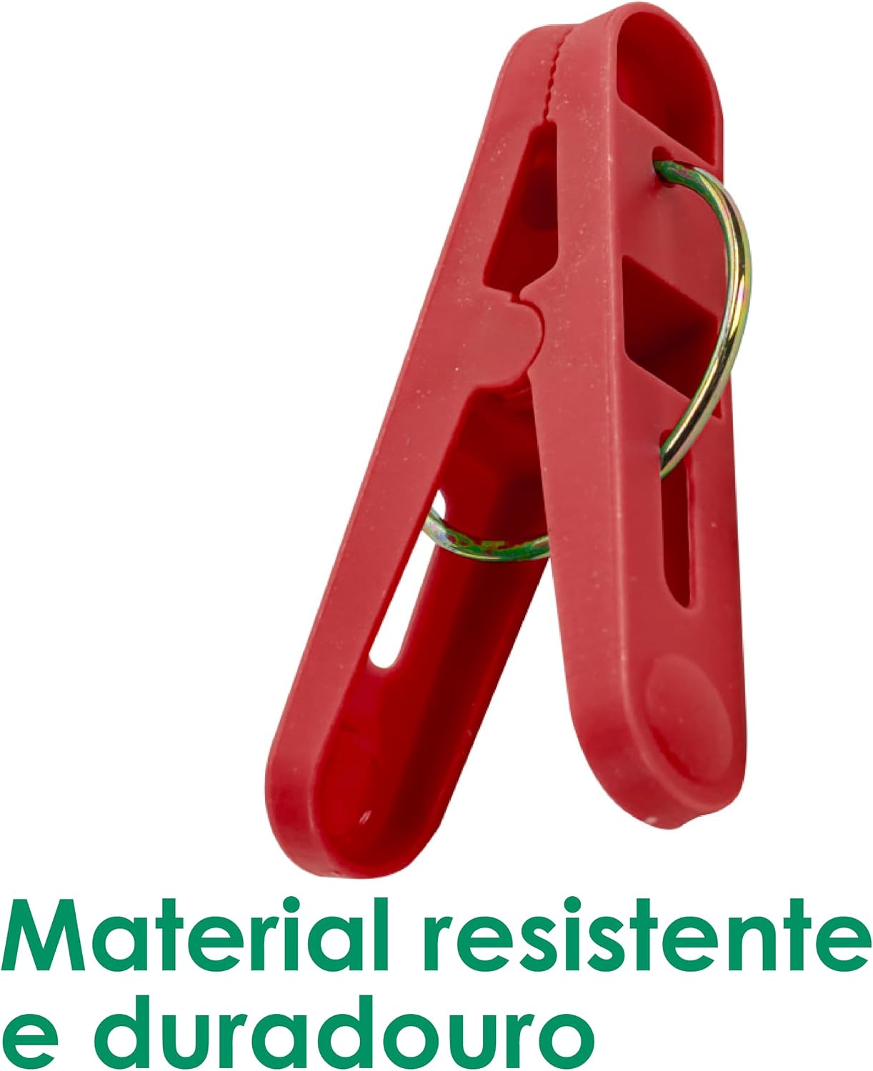 EsfreBom - Prendedor Plástico Basic, Embalagem com 16 Unidades, Cores Rosa, Tifanny, Cinza e Roxo, Bettanin