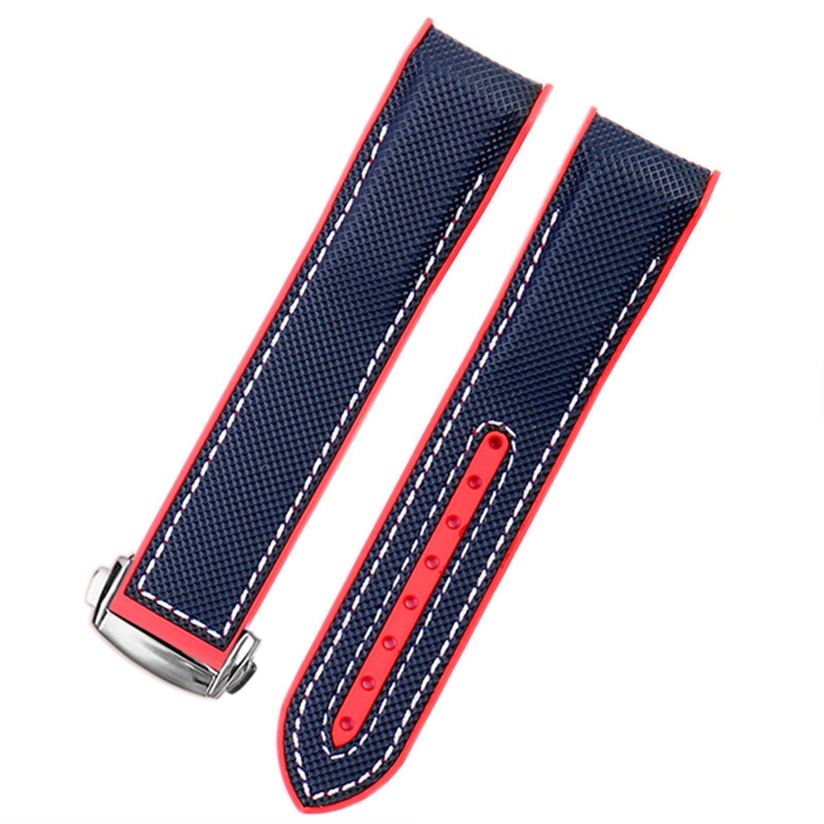 JDIME Pour Omega Strap Seamaster 300 Speedmaster 8900 Marine Seahorse Diving600 American Cup Limited Edition Series Silicone Watch Watch Band