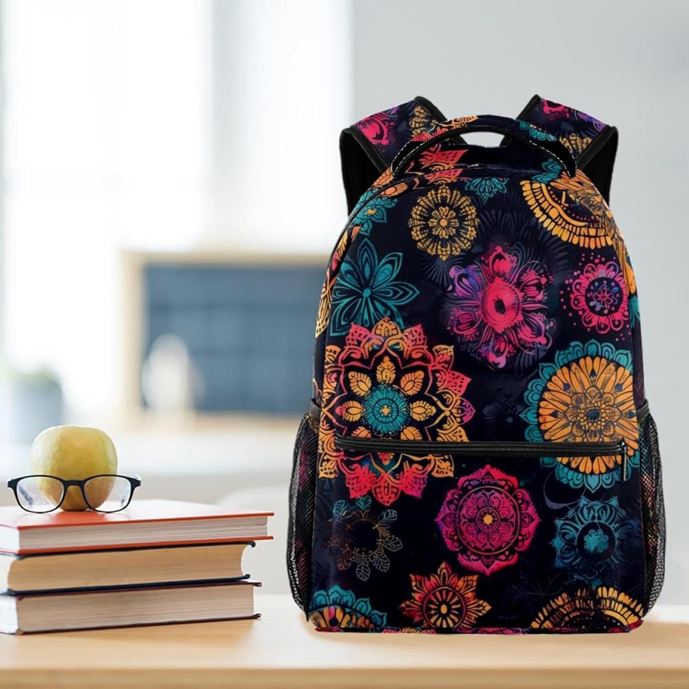 Magischer Astrologie Rucksack - Hexen, Mond & Sterne Design Für Laptop & Schule