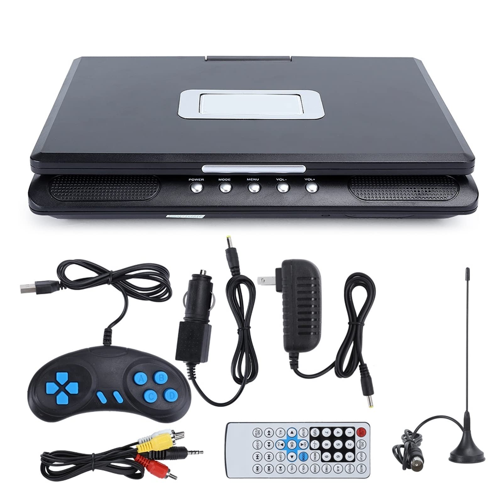 9.8 Pulgadas Portable Mobile 108 0p DVD Jugador Multimedia Digital DVD Sistema de Teatro de Audio de Alta definición de Jugador de Alta definición,Compatible con La MayoríA De Dispositivos