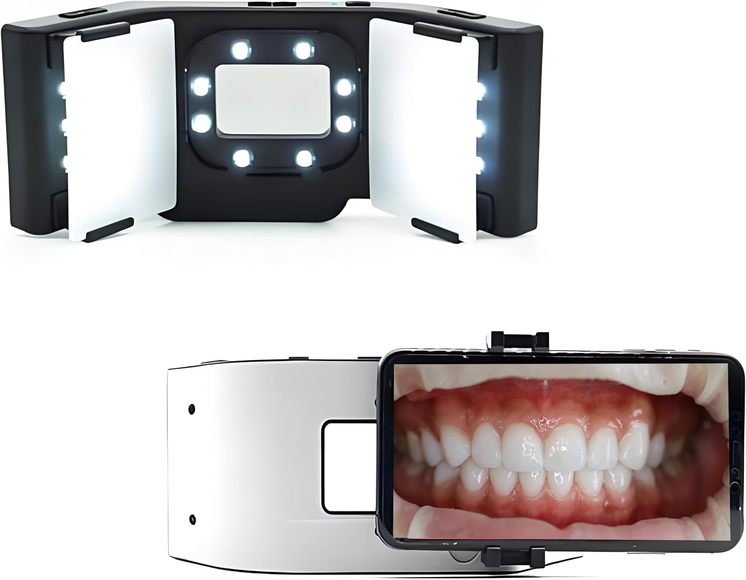 Mobilne światło do fotografii stomatologicznej dentystyczne światło do napełniania LED z oświetleniem przestrzennym 3D 3 poziomy regulacji jasności