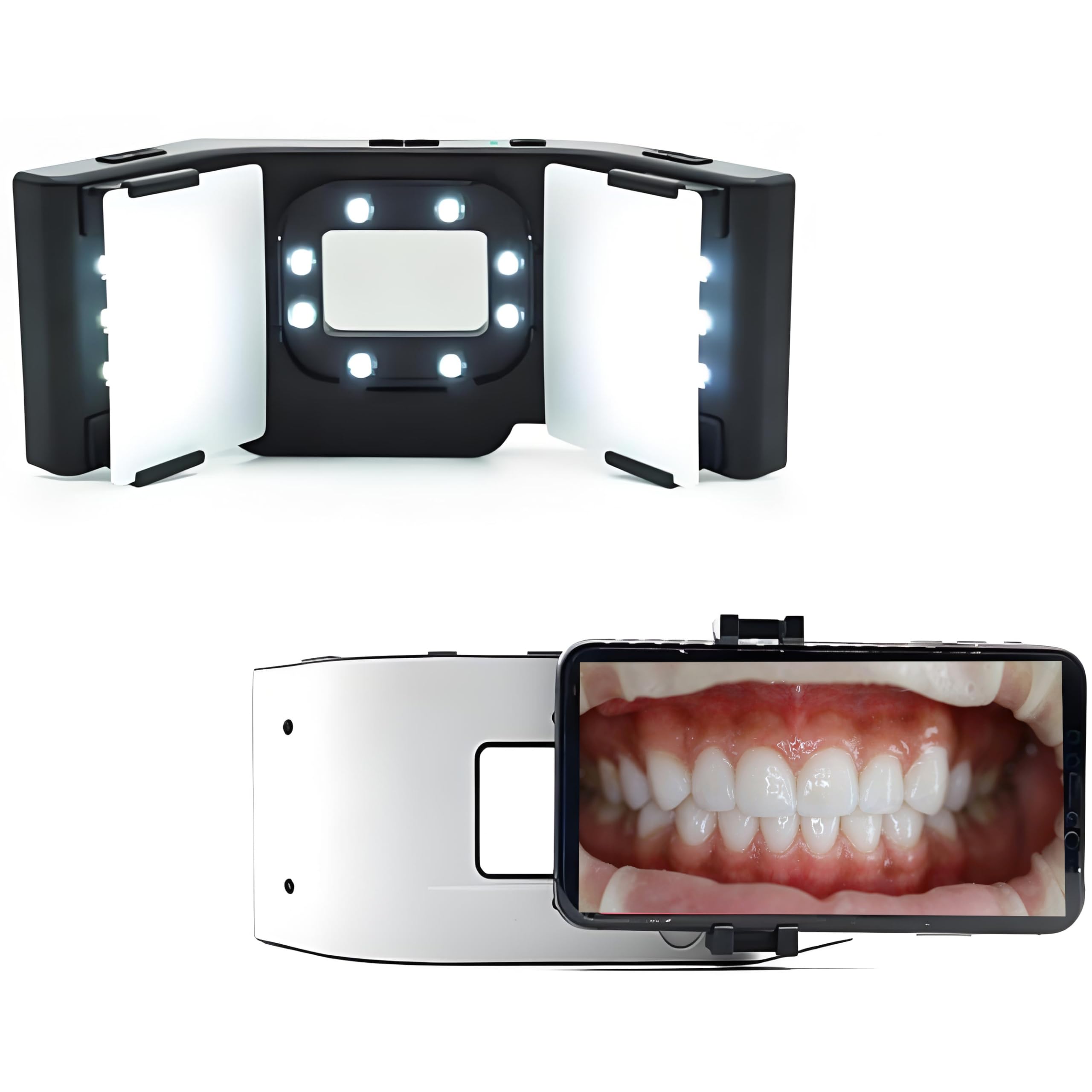 Mobilne światło do fotografii stomatologicznej, dentystyczne światło do napełniania LED, z oświetleniem przestrzennym 3D, 3 poziomy regulacji jasności