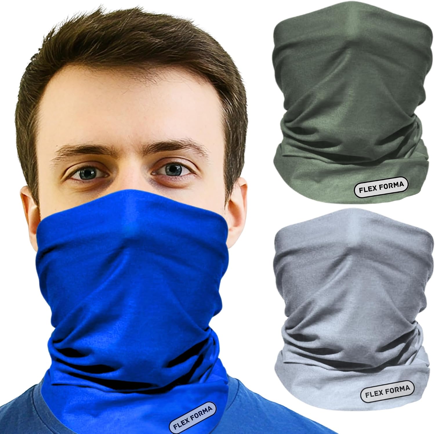 Dust Blocking Neck Gaiters for Men Women Gator Scarf Face Mask Neck Cover Sun Protection Breathable Soft Bandana